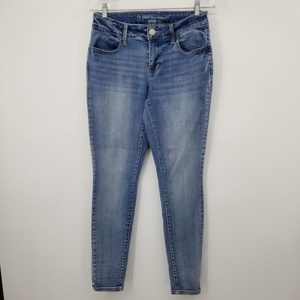 Maurices Mid Rise Light Wash Women's Skinny Jeans Size Small